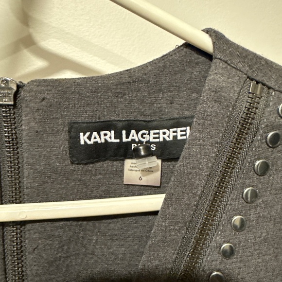 Karl Lagerfeld grey dress - Picture 2 of 4